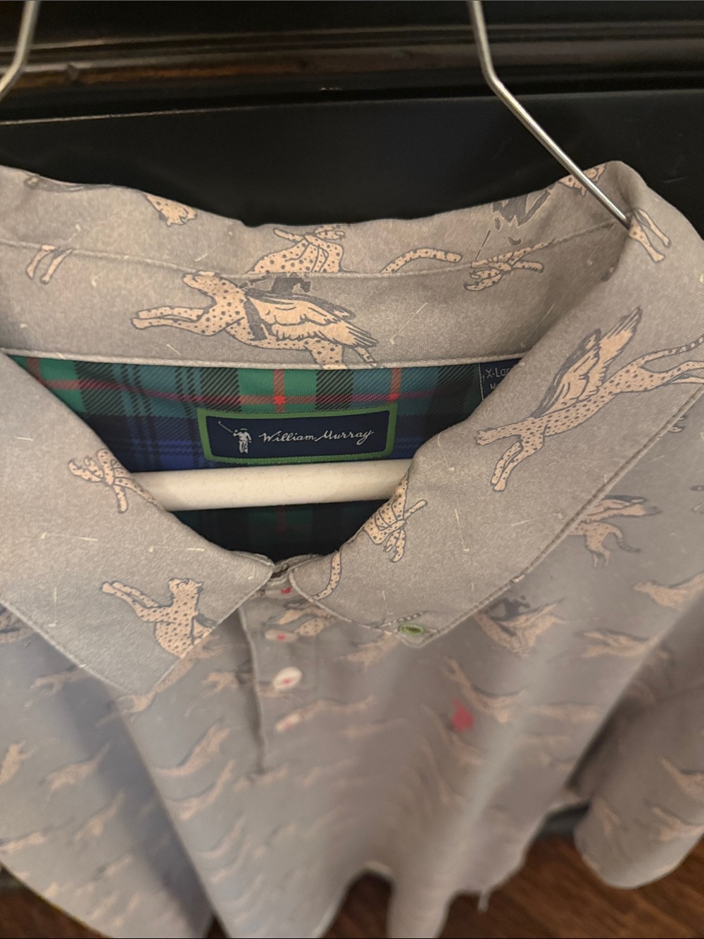 William Murray Light Blue Skipjack-Print Polo - Picture 2 of 4